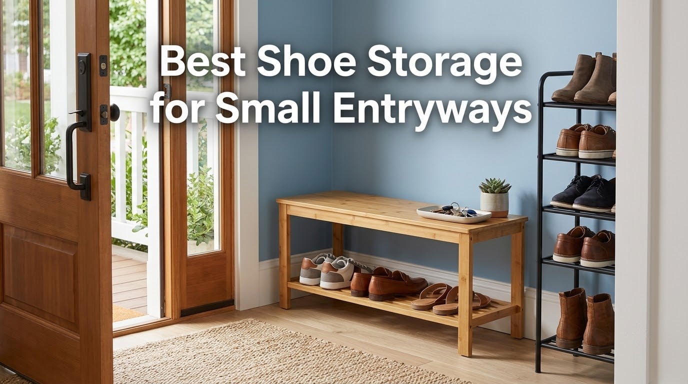 Best Shoe Storage for Small Entryways