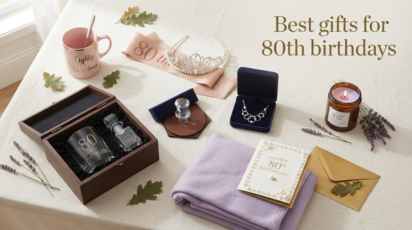 Best gifts for 80th birthdays