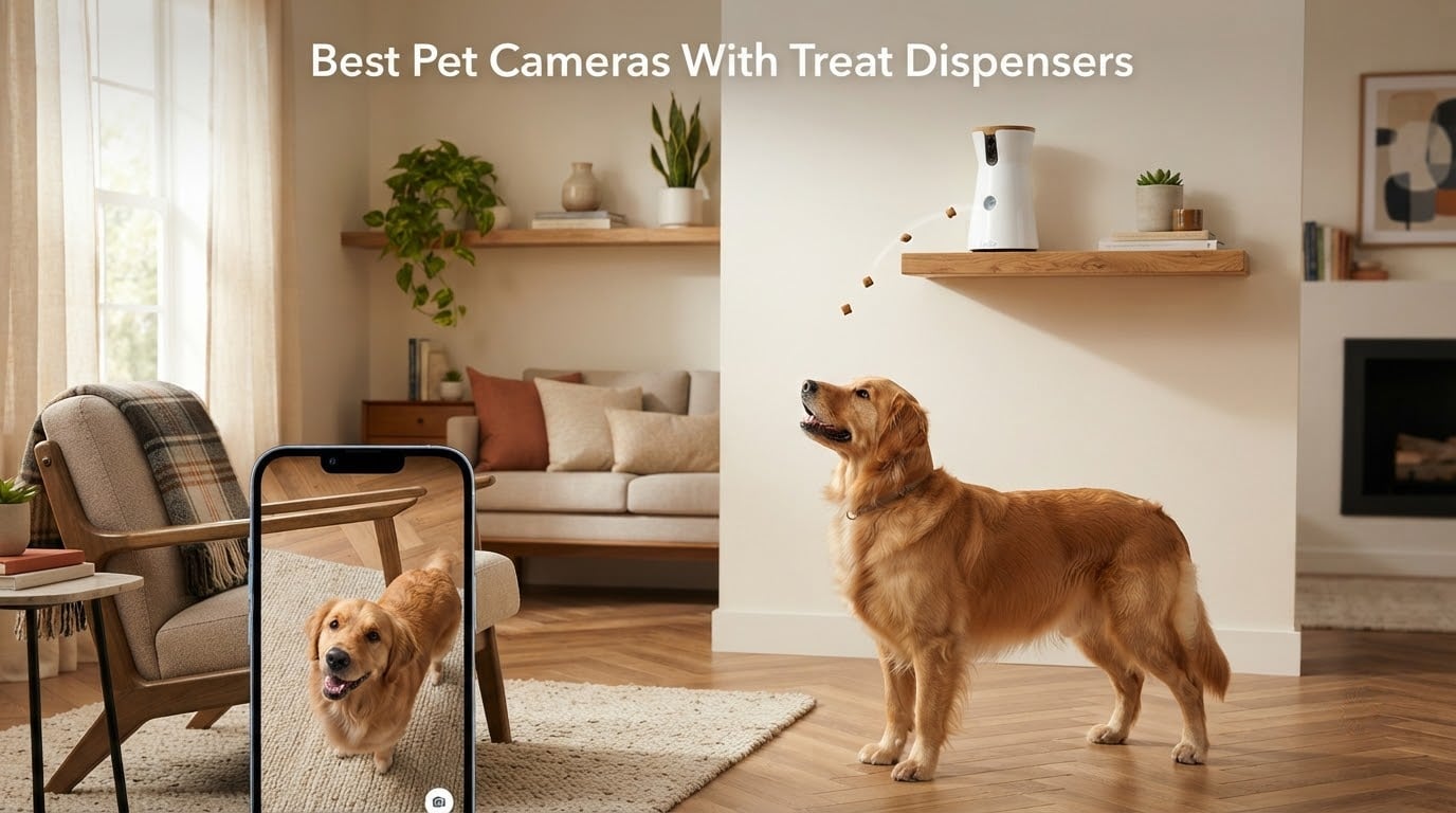 Best Pet Cameras With Treat Dispensers