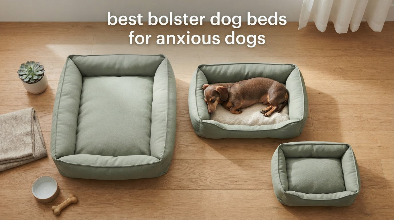 best bolster dog beds for anxious dogs