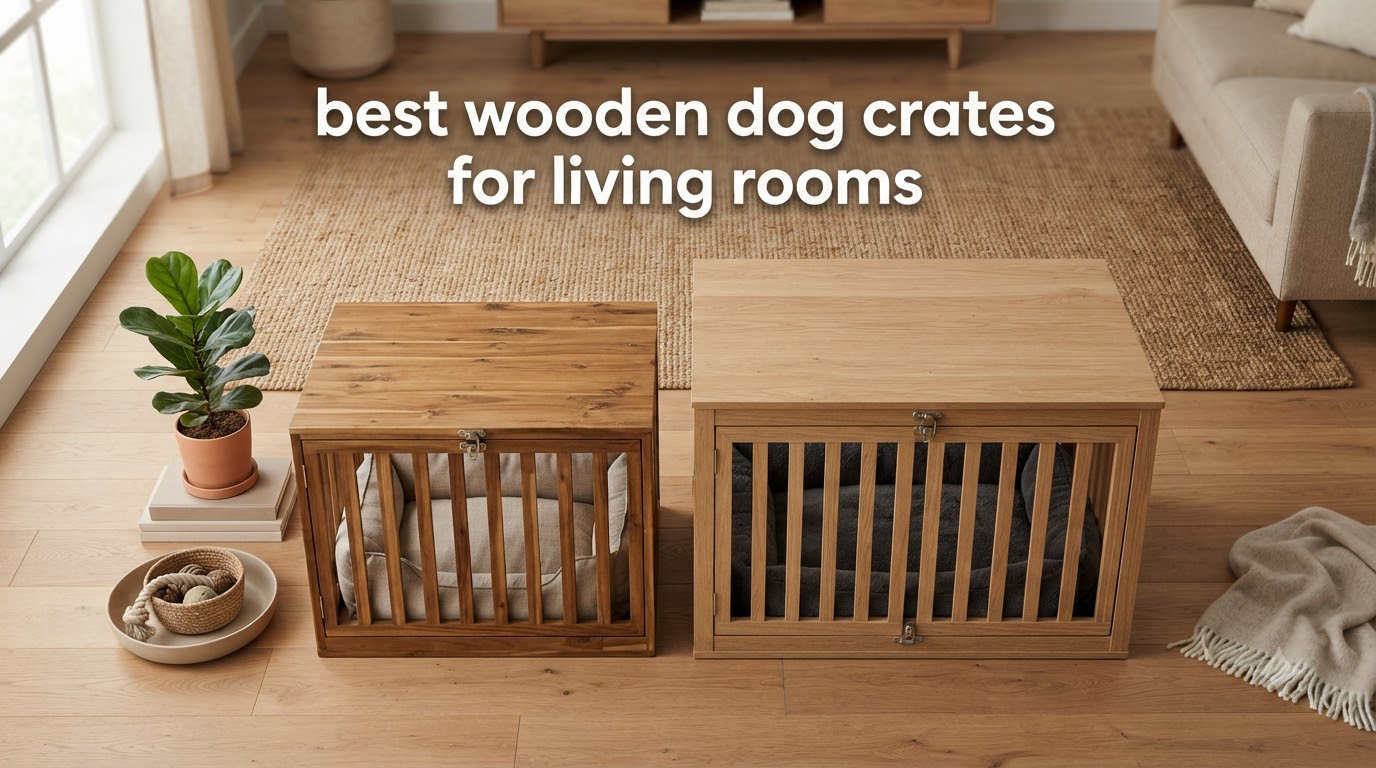 best wooden dog crates for living rooms