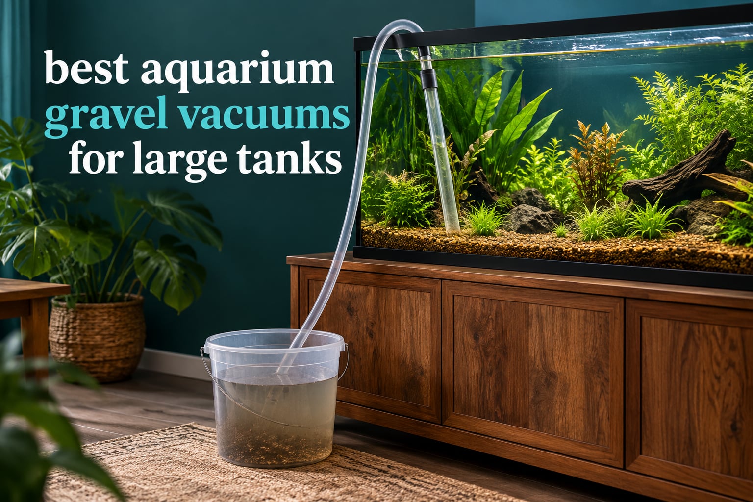 best aquarium gravel vacuums for large tanks
