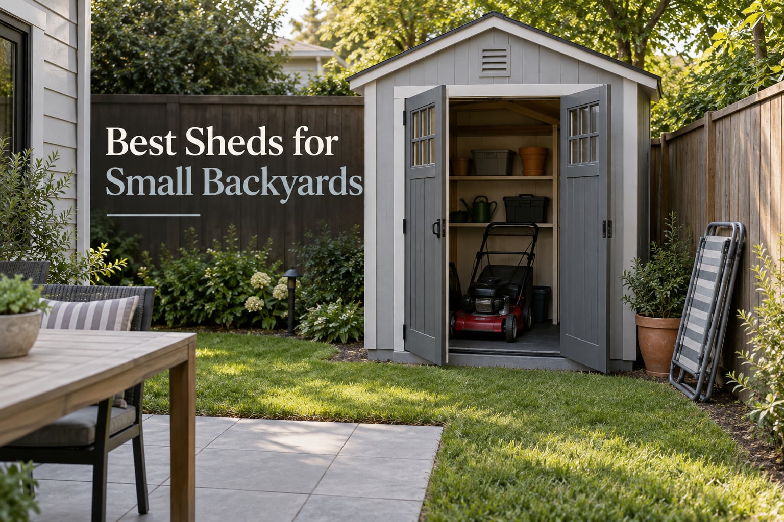 Best Sheds for Small Backyards