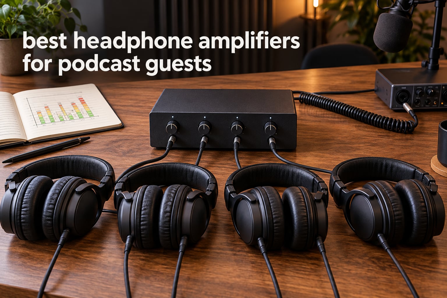 best headphone amplifiers for podcast guests