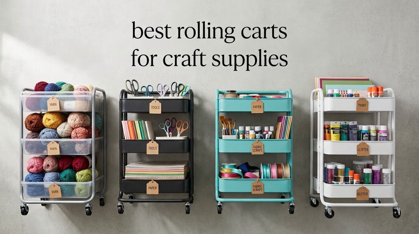 best rolling carts for craft supplies