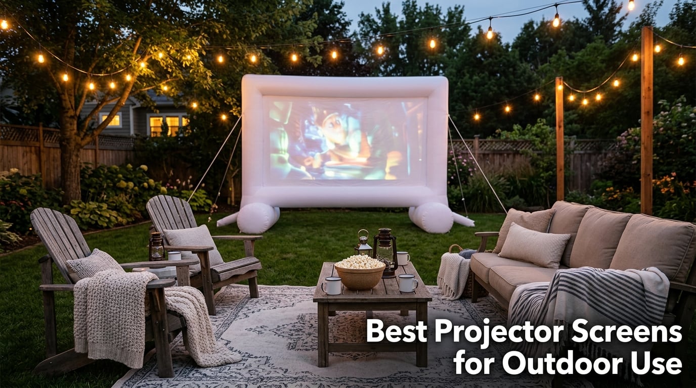 Best Projector Screens for Outdoor Use