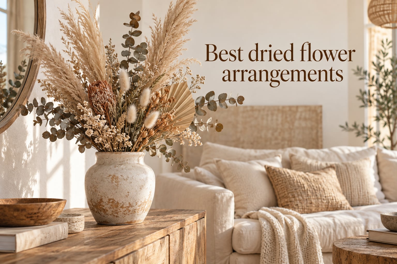 Best dried flower arrangements