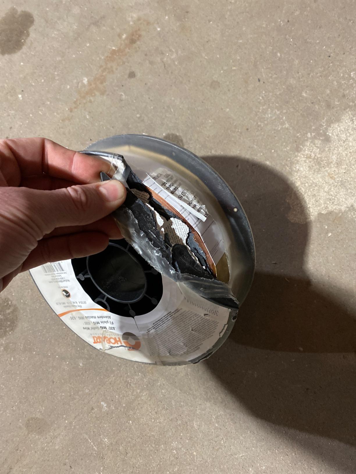 Hobart ER70S-6 Solid MIG Welding Wire 0.035 in, 10 lb Spool, Carbon Steel customer photo 2