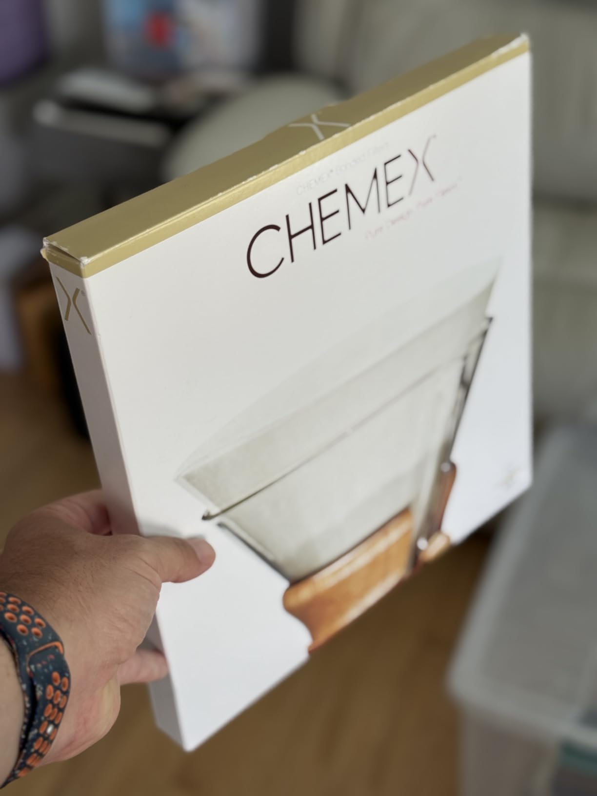 Chemex Filter - Unfolded - 100ct - Exclusive Packaging customer photo 1
