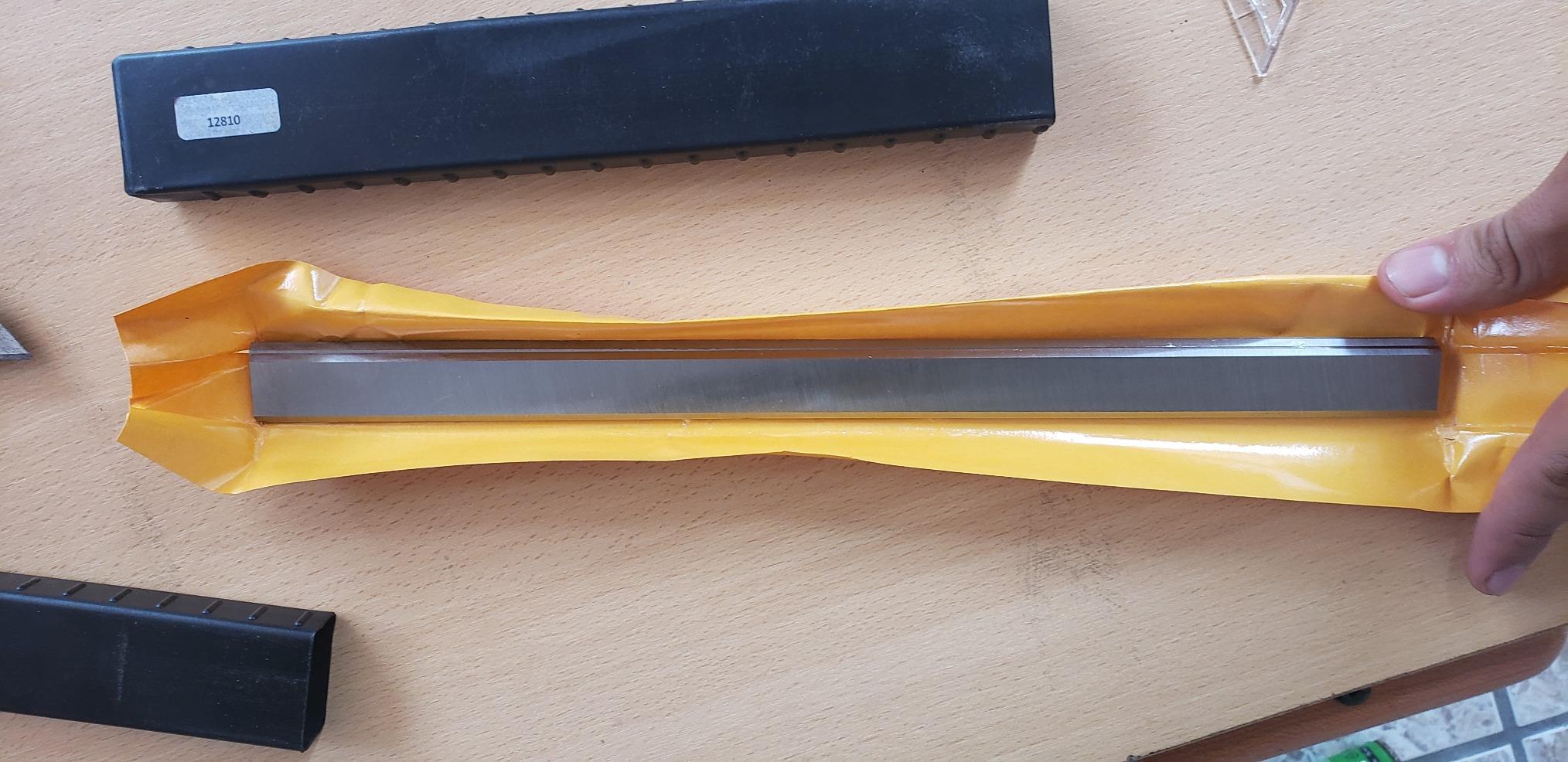 POWERTEC 13 Inch Planer Blades for DeWalt DW735, DW735X Planer, Replacement for DW7352 Planer Knives, Set of 3 (12800) customer photo 2
