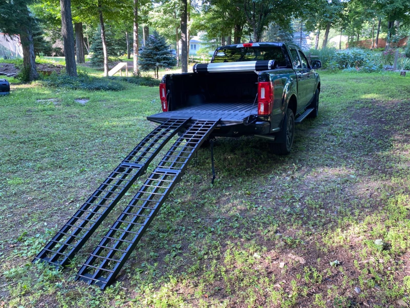 Titan Ramps Aluminum ATV Motorcycle Loading Ramps, 1,200 lb, 9 Ft, 2-Pack customer photo 2