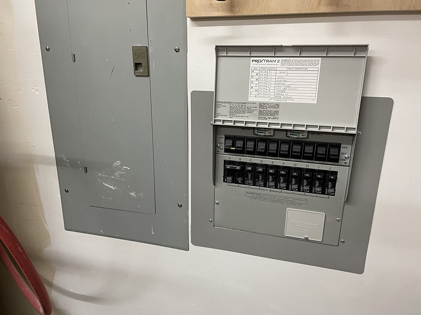 Reliance Generator Transfer Switch Kit, 10 Circuits, Model# 310CRK customer photo 2