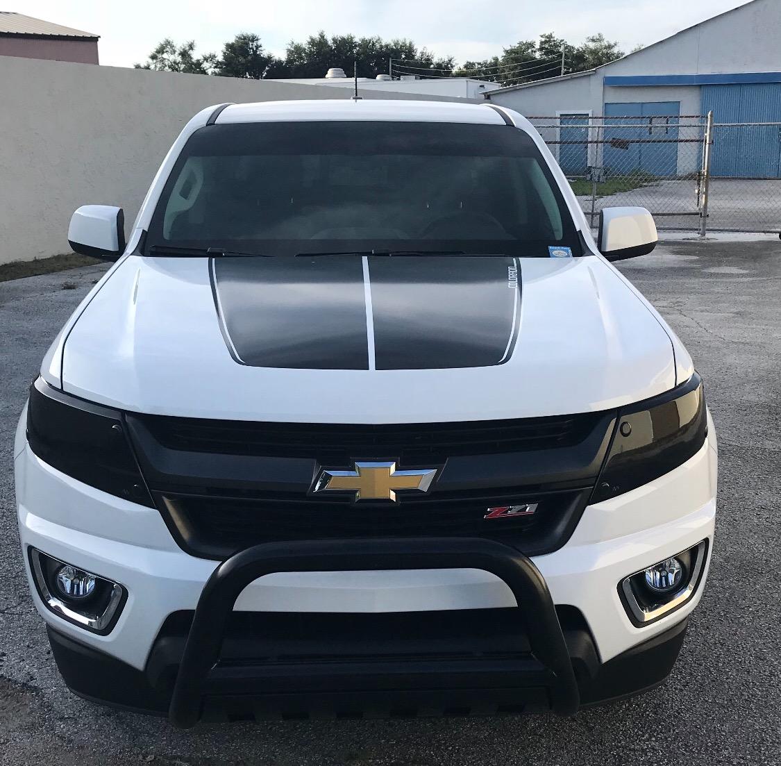 TAC Bull Bar Custom Fit 2015-2022 Chevy Colorado (Exclude ZR2) / 2015-2022 GMC Canyon Pickup Truck 3 inches Black Front Brush Bumper Guard Grille Guard Push Guard Off Road Automotive Accessories customer photo 1