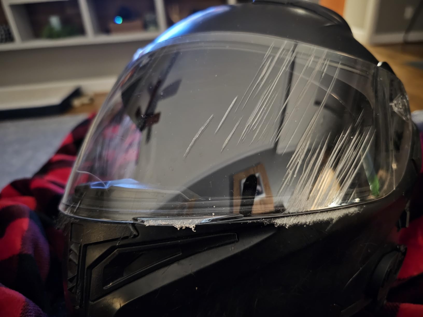 1Storm Motorcycle Modular Full Face Helmet Bike Flip up Dual Visor Sun Shield: HB89 Matt Black customer photo 1