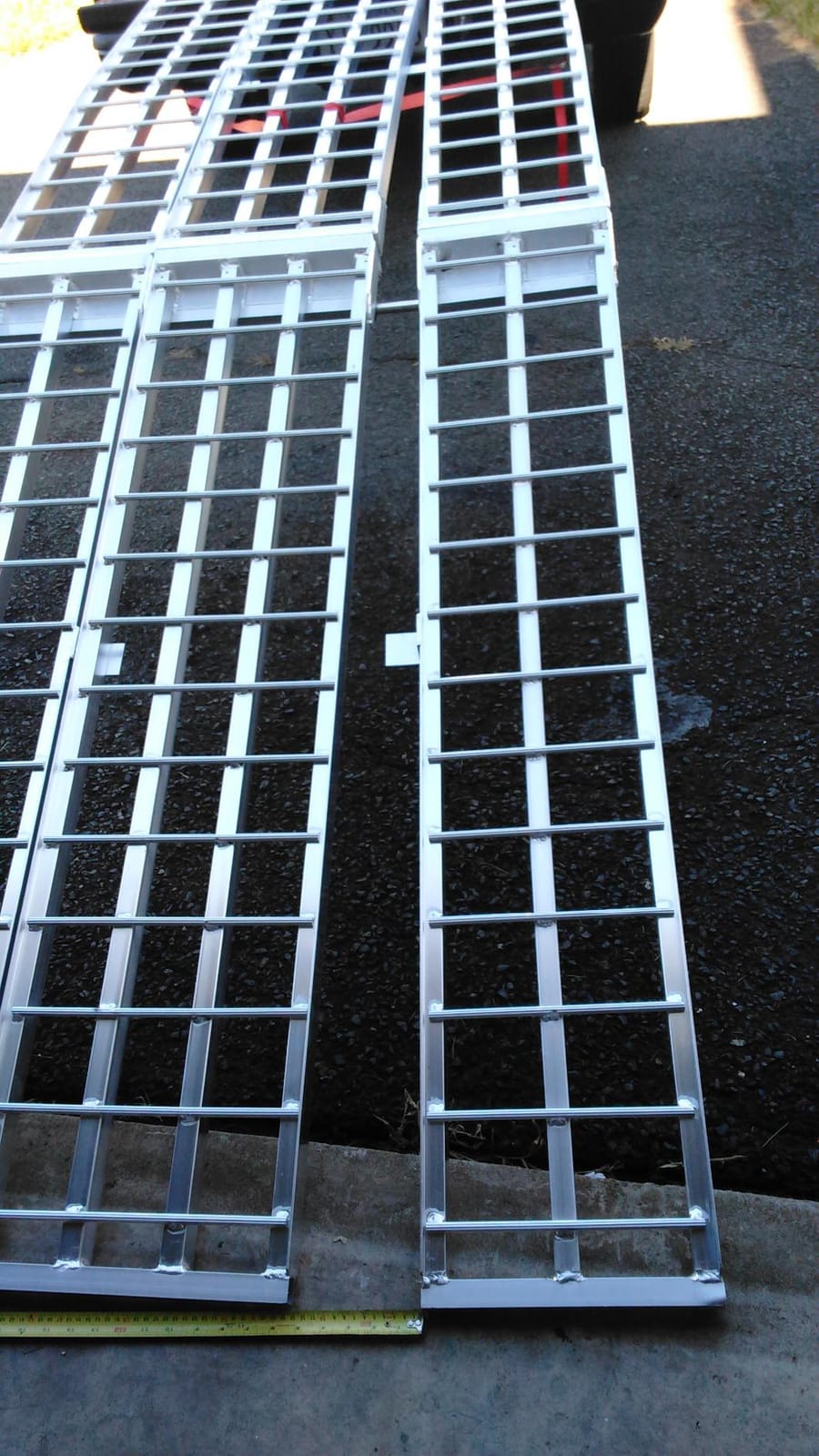 10' Black Widow Motorcycle Ramp, 1,500 lb Cap, Aluminum, Folding customer photo 1