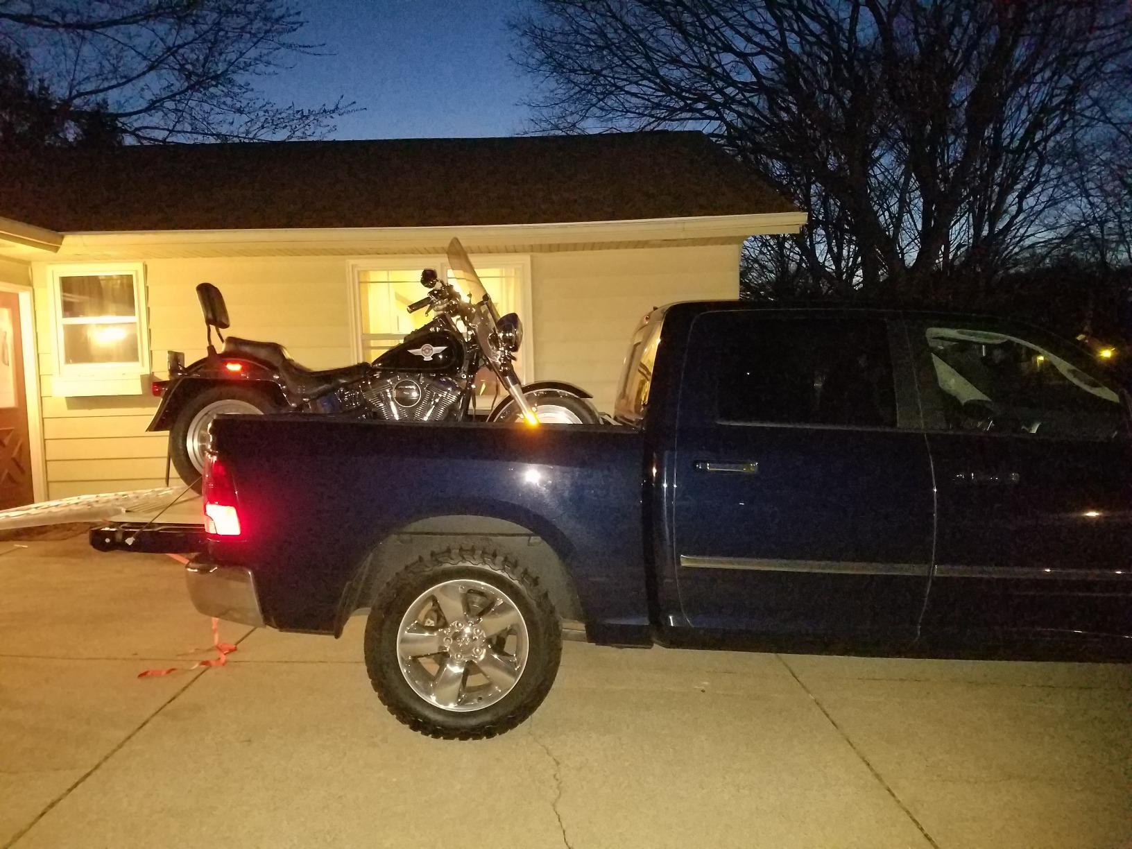 10' Black Widow Motorcycle Ramp, 1,500 lb Cap, Aluminum, Folding customer photo 2