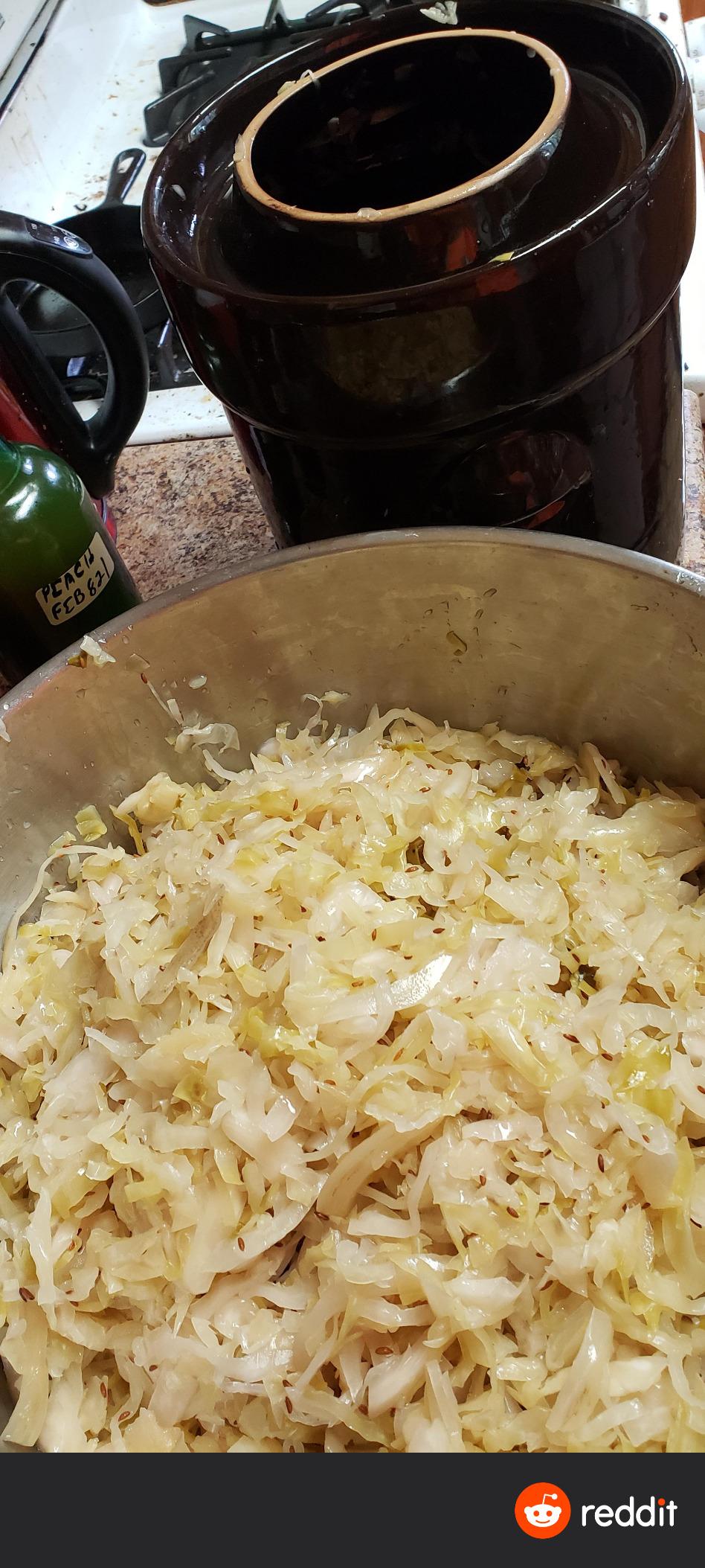 SEEUTEK Fermentation Crock Jar 1.3 Gallon for Sauerkraut Pickling Kimchi customer photo 2