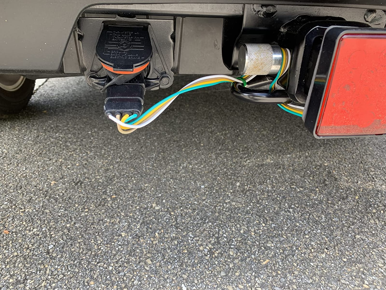 AutoSonic 7 Pin Blade to 4 Pin Flat Trailer Adapter | Female Trailer Connector Plug | 7 Way to 4 Way Converter | Flat Connection | Weatherproof Design customer photo 1