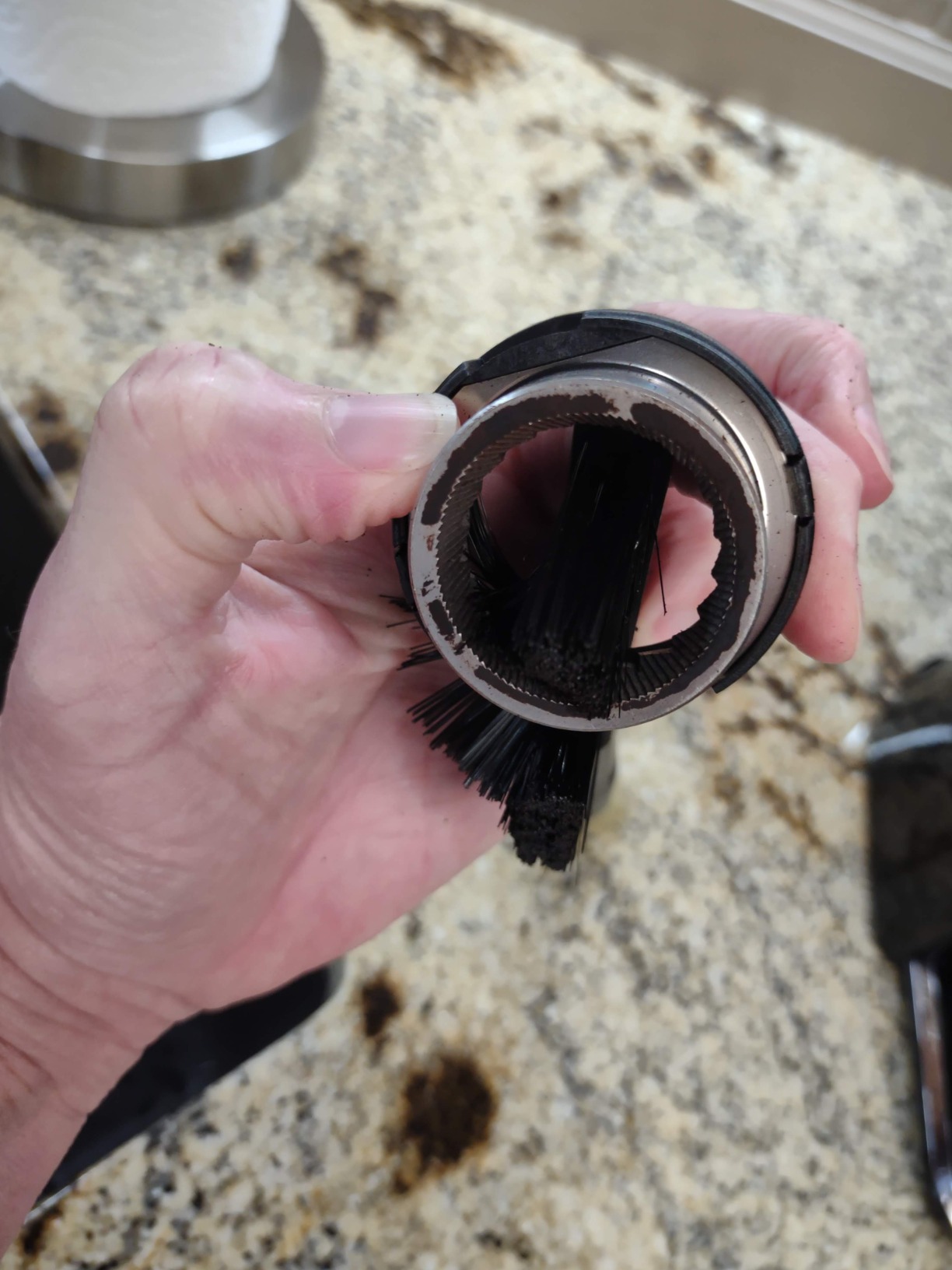 Coffee Machine Cleaning Brush, Dusting Espresso Grinder Brush Accessories for Bean Grain Coffee Tool Barista Home Kitchen customer photo 1