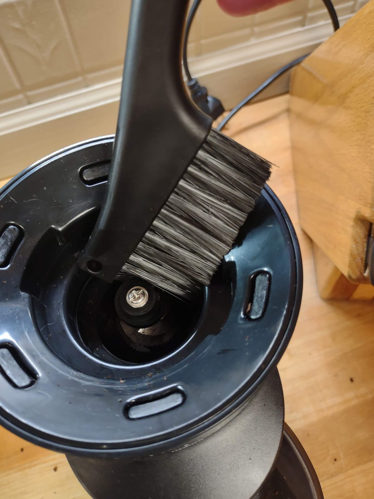 Coffee Machine Cleaning Brush, Dusting Espresso Grinder Brush Accessories for Bean Grain Coffee Tool Barista Home Kitchen customer photo 2