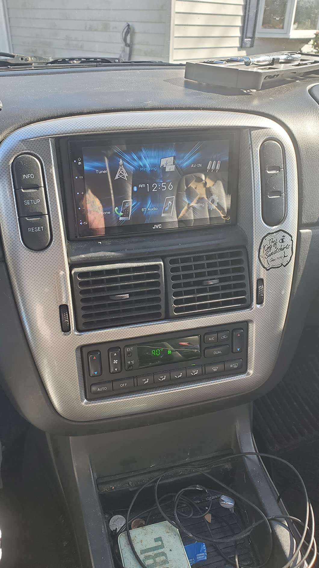JVC KW-M150BT Bluetooth Car Stereo Receiver with USB Port – 6.75
