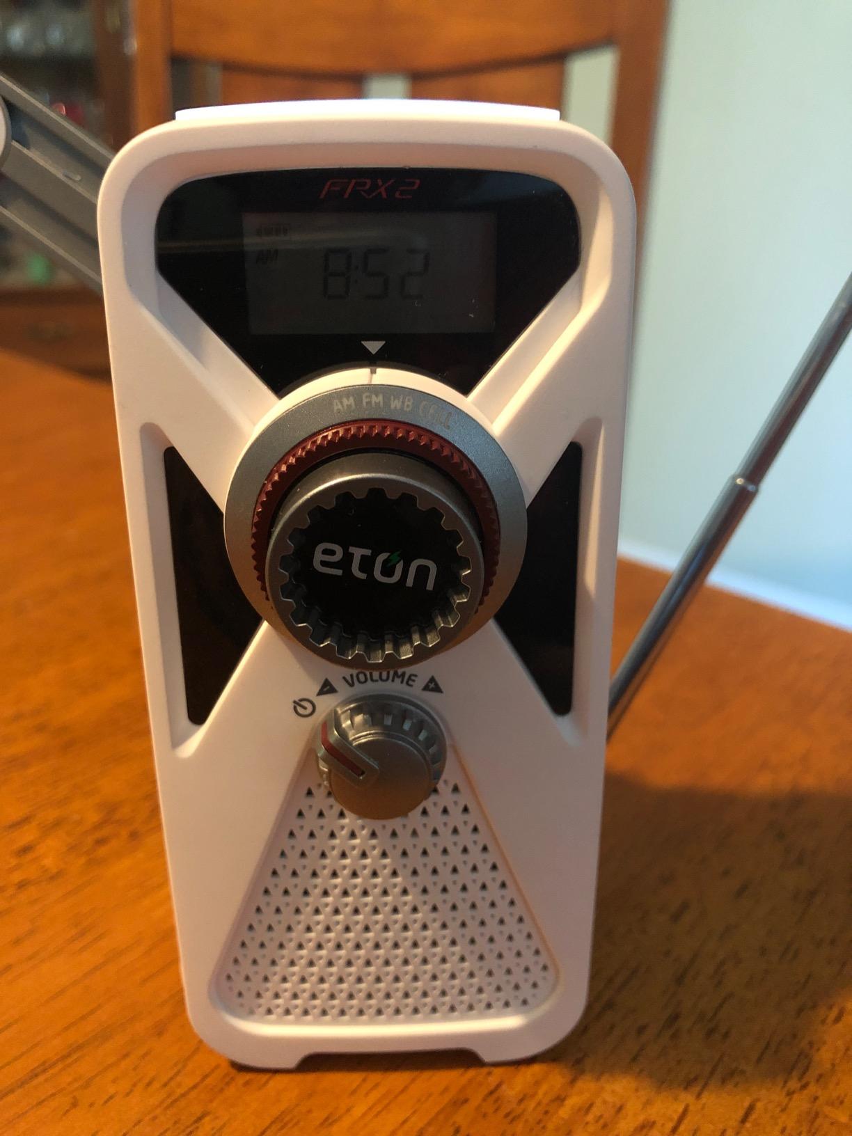 Eton American Red Cross FRX2 Hand Turbine AM/FM/NOAA Weather Radio with USB Smartphone Charger and LED Flashlight customer photo 2