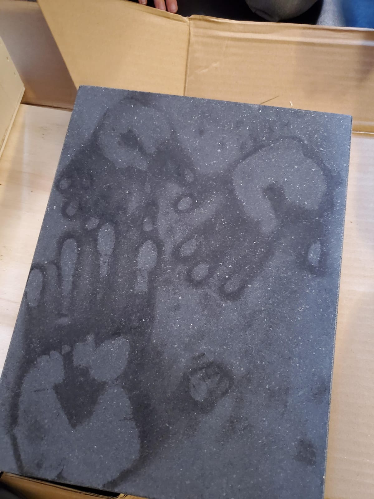 12 Inch Length 9 Inch Width 3 Inch Thickness Granite Surface Plate, No Ledge 12x9x3 Inch customer photo 2