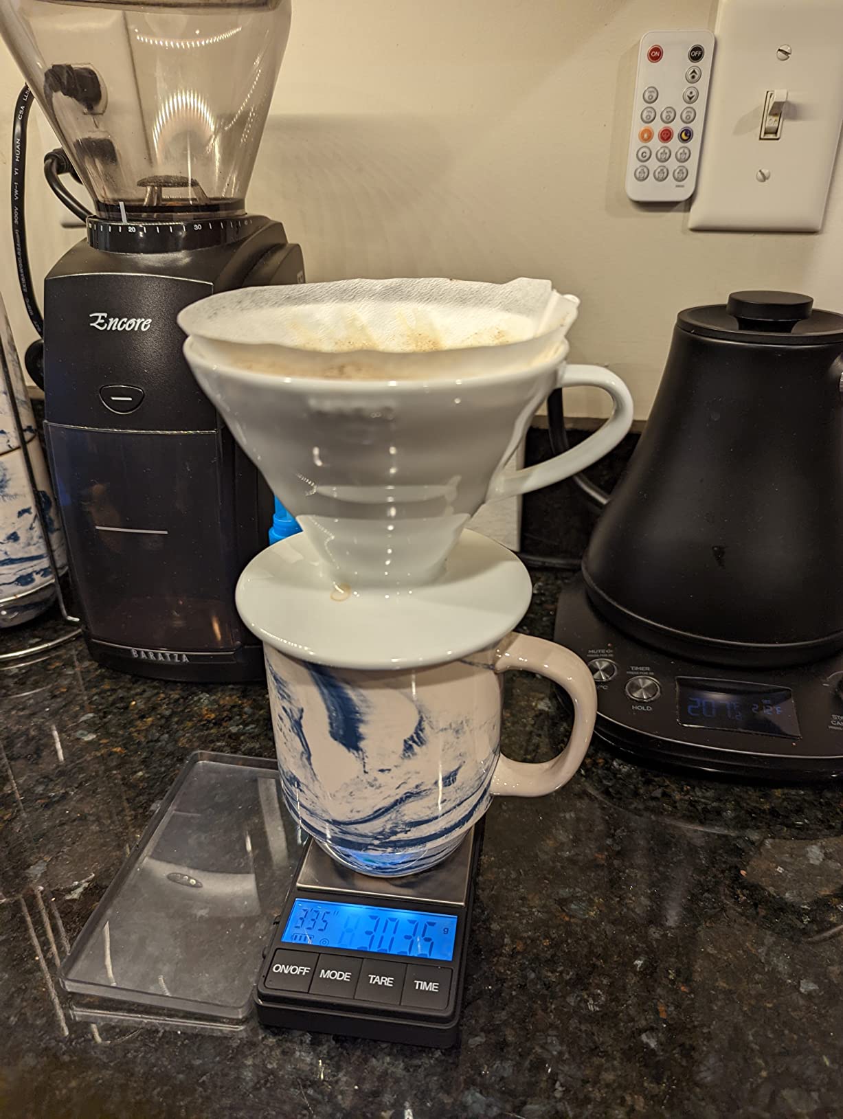 WEIGHTMAN Espresso Scale with Timer 1000g x 0.1g, Small Thin Coffee Scale customer photo 1