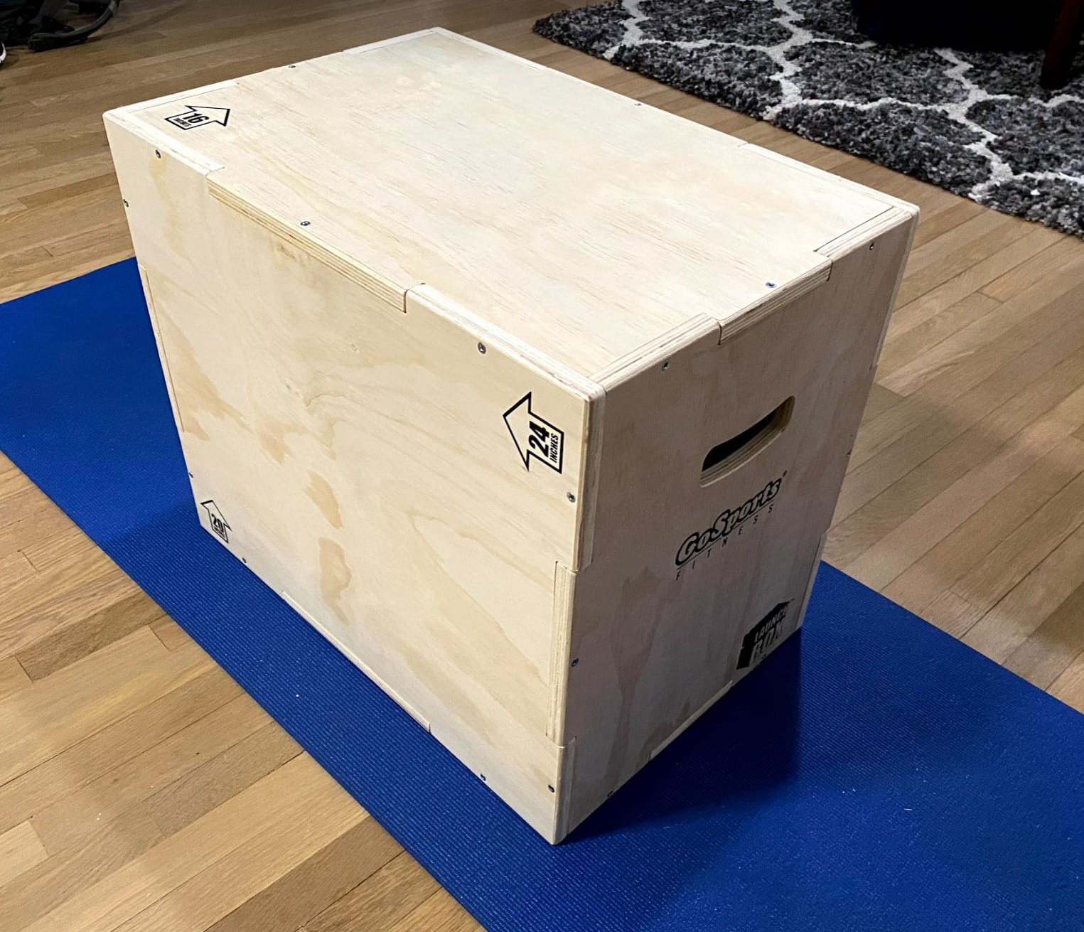 GoSports Fitness 3-in-1 Plyo Jump Box - Small, Standard, or XL - Launch Box Exercises for All Skill Levels customer photo 2