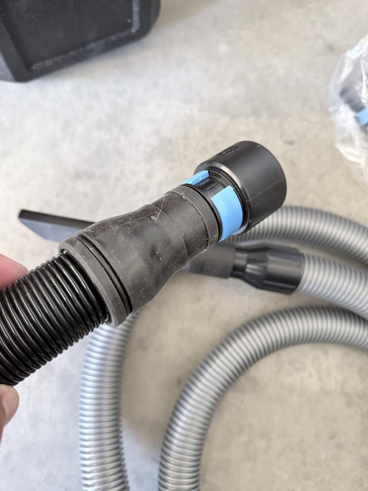 Cen-Tec Systems 94709 Quick Click 16 Ft. Hose for Home and Shop Vacuums with Expanded Multi-Brand Power Tool Adapter Set for Dust Collection customer photo 2
