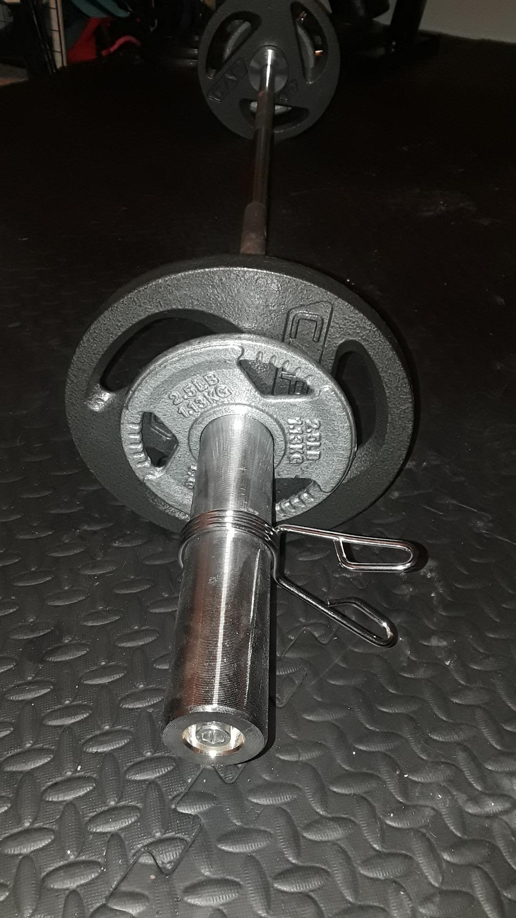 Fitvids 2 Inch Olympic Barbell Weight Plates Set, 255 LB(2.5-45 LB) Barbell Weight Set for Home Gym Strength Training customer photo 2