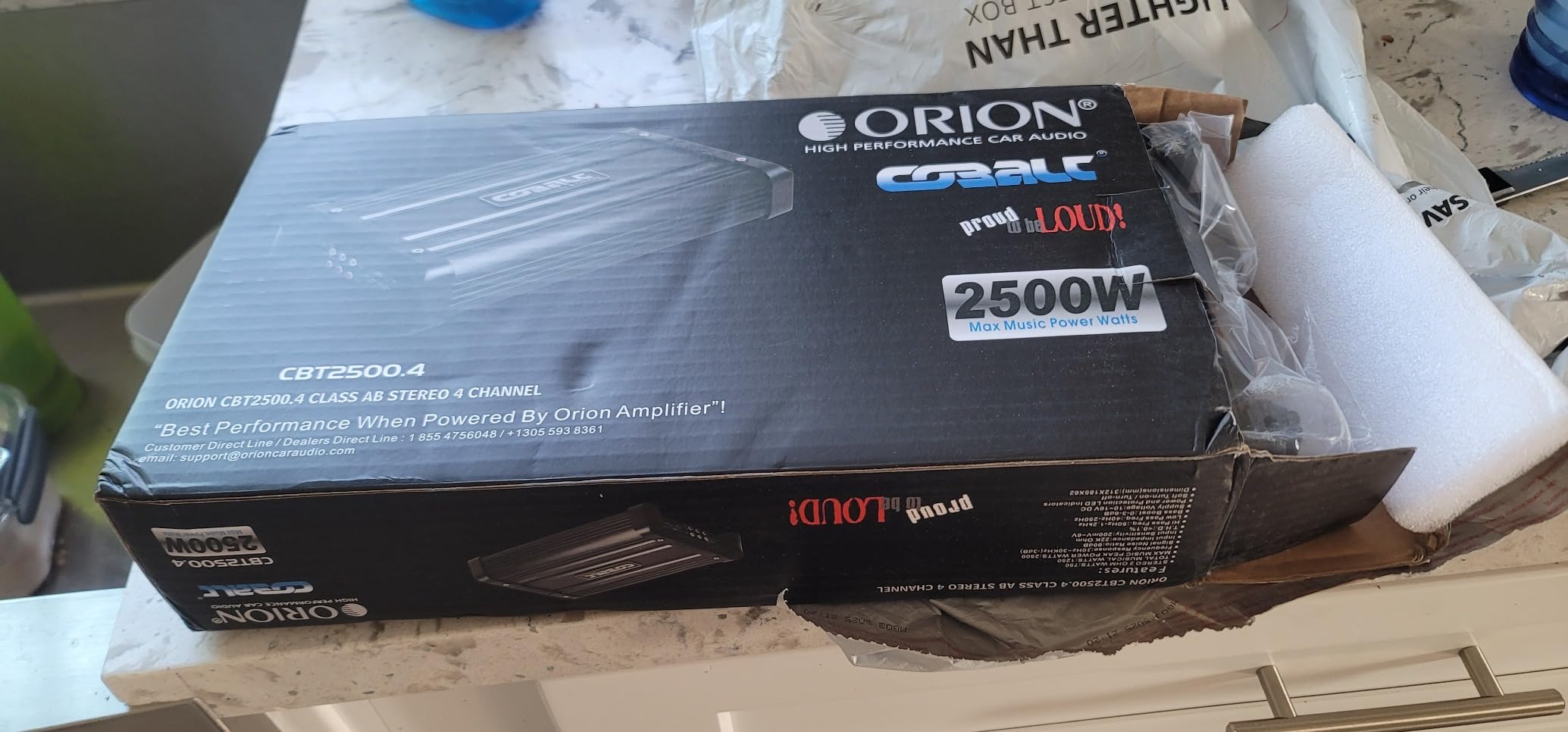 ORION CBA2500.4 Cobalt High Efficiency 4-Channel Class A/B Amp, 2500W customer photo 2
