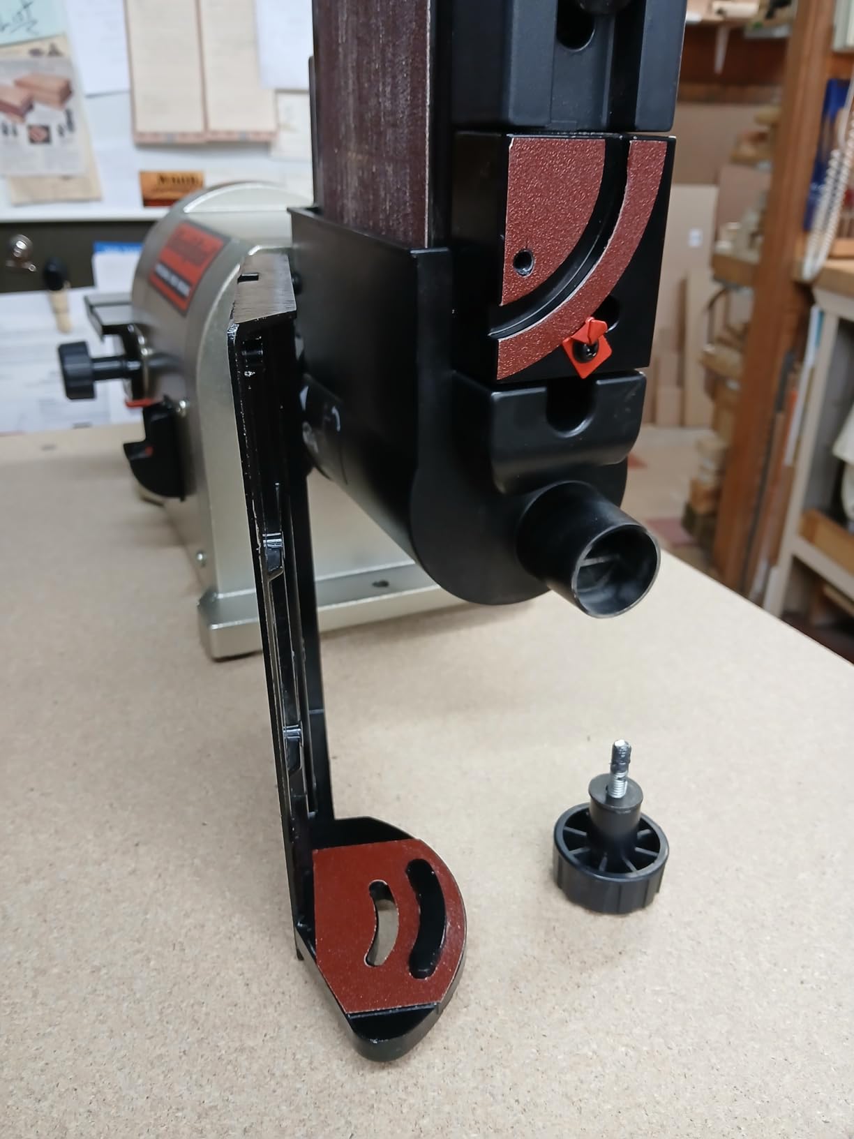 BUCKTOOL Bench Belt Disc Sander for Woodworking,4x36