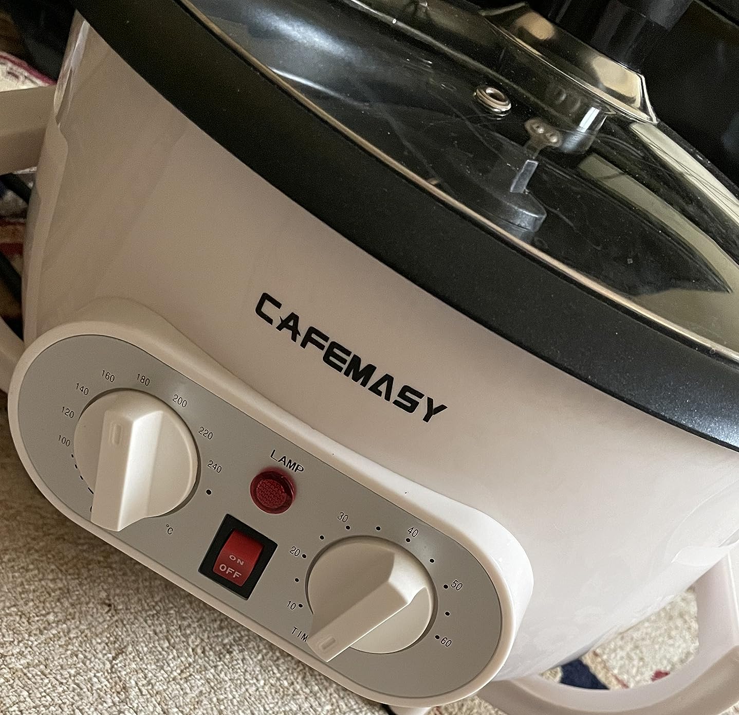 Coffee Roaster Machine for Home Use, 110V Coffee Bean Roaster with Timer customer photo 2