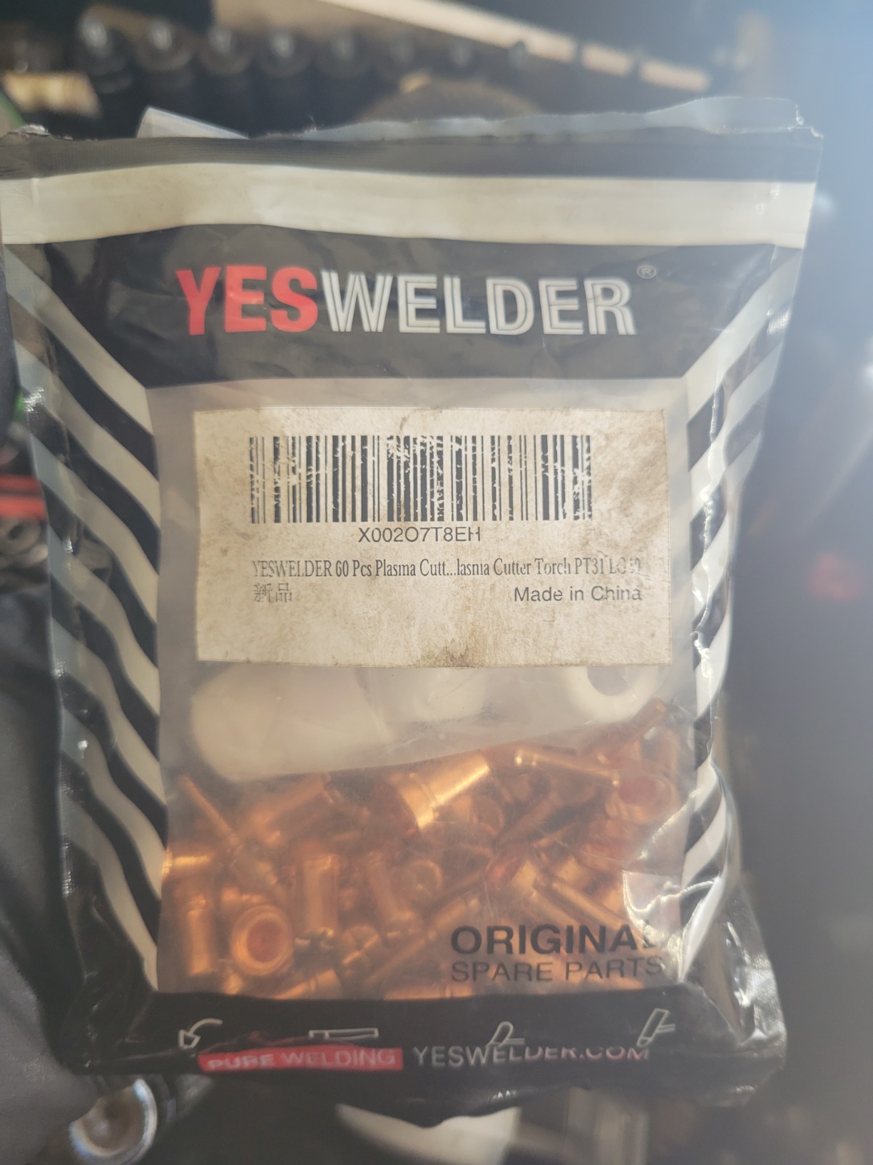 YESWELDER 60-Piece PT31 Plasma Consumables Kit for CUT-45/CUT-50 customer photo 1