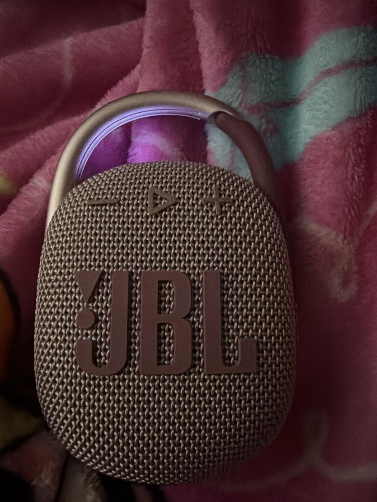 JBL Clip 4 - Portable Mini Bluetooth Speaker, big audio and punchy bass, integrated carabiner, IP67 waterproof and dustproof, 10 hours of playtime, speaker for home, outdoor and travel (Blue) customer photo 1