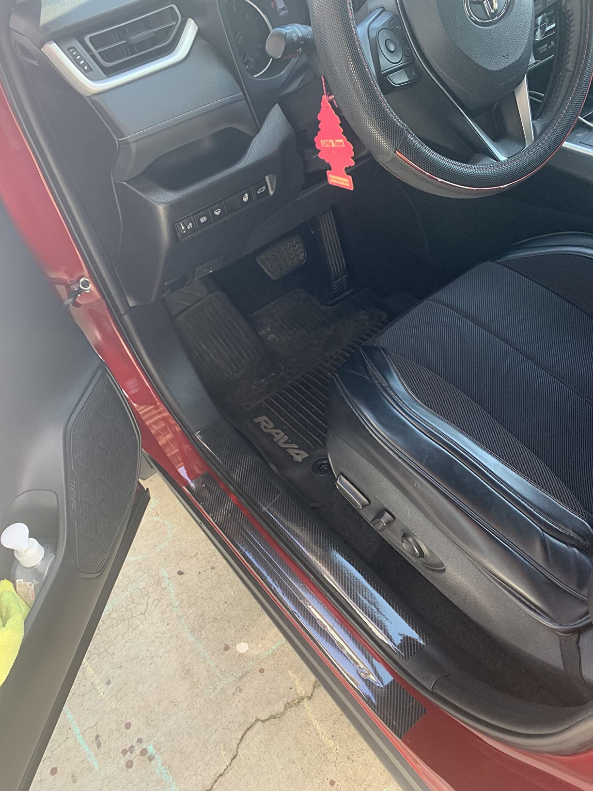 Car Door Edge Entry Guards Sill Protector Automotive Tape (Black, 2in*33FT) customer photo 1