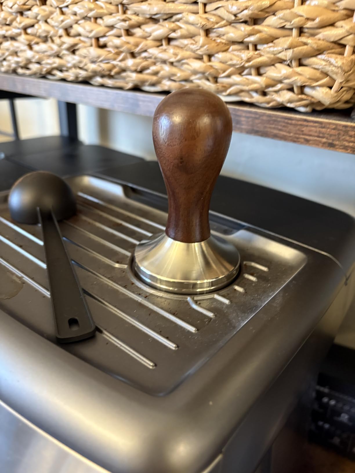 KYONANO 51mm Espresso Coffee Tamper with 304 Stainless Steel Ripple Base customer photo 2