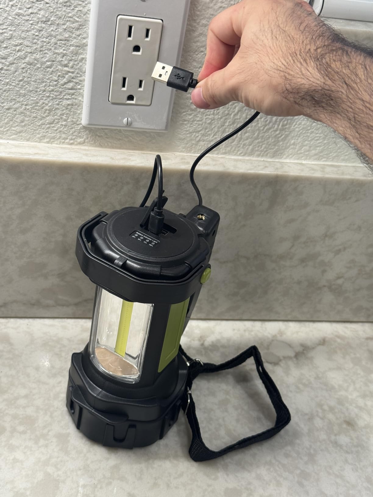 AlpsWolf Camping Lantern Rechargeable, LED Flashlight Spotlight Lantern with 800LM, 3600 mAh, Strap Included Portable Bright Camping Light for Emergency, Outdoor Hiking, Power Outages customer photo 2