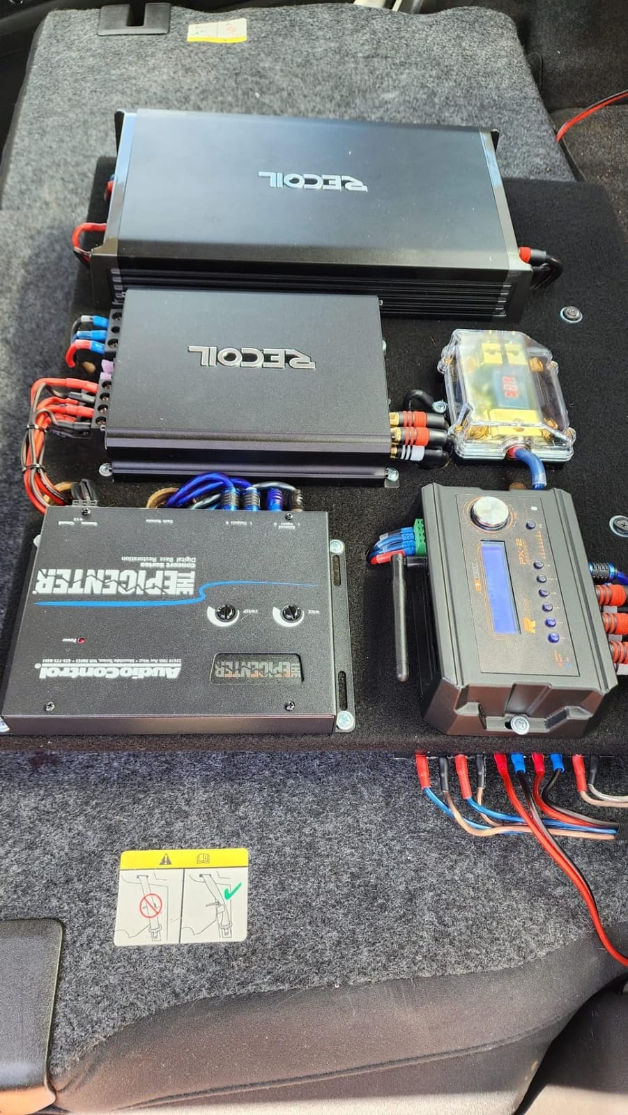 Recoil RED1200-1 2500W Class D Car Audio Mono Block Subwoofer Amplifier customer photo 2