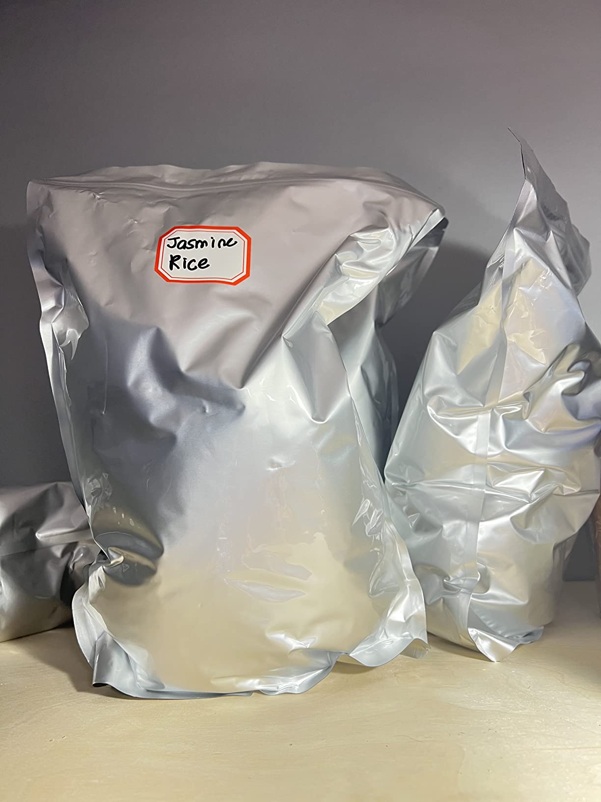 100 Pack Mylar Bags with 300cc Oxygen Absorbers for Food Storage customer photo 2
