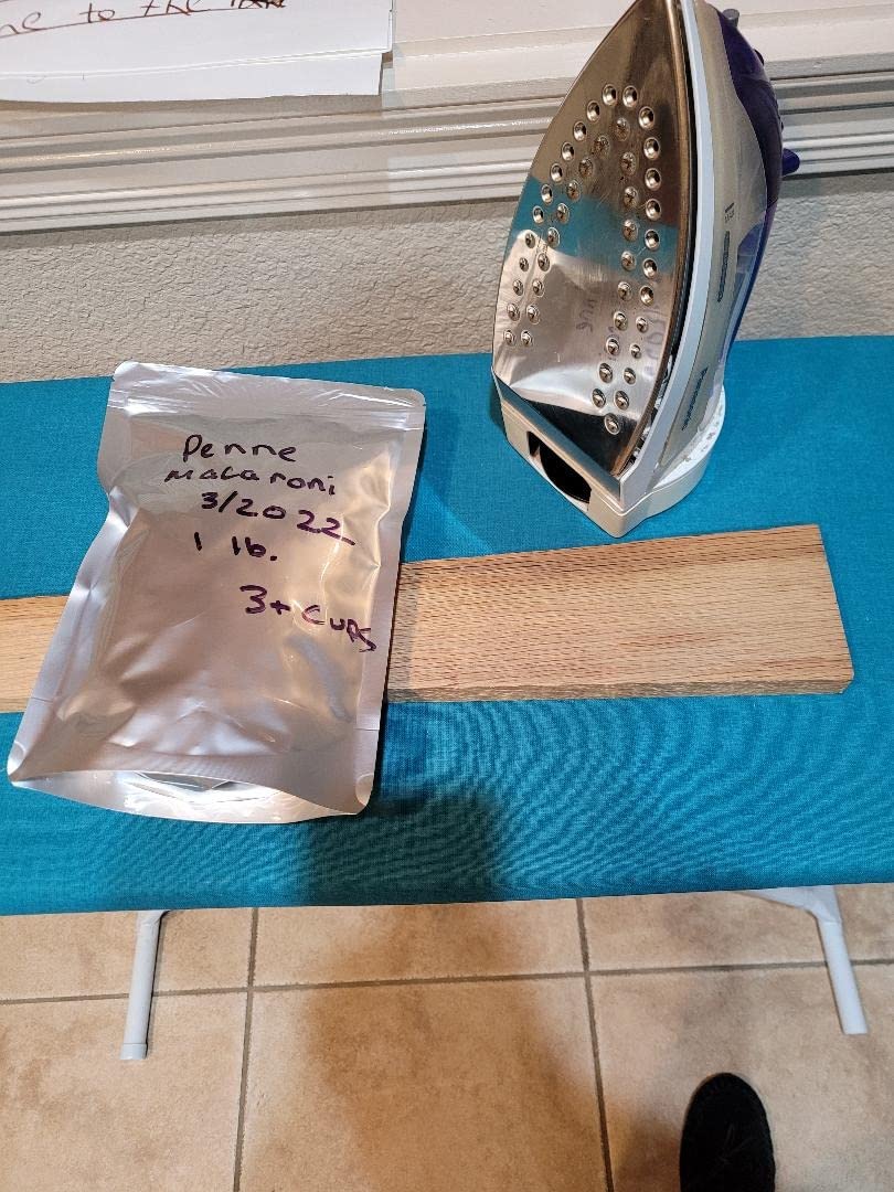 100pcs Mylar Bags for Food Storage 12 Mil Thick with 150x400cc Oxygen Absorbers & Labels, 3 Sizes (1 Gallon, 1 Quart, 1/2 Pint) - Stand-Up, Resealable & Heat Sealable for Long Term Food Storage customer photo 2