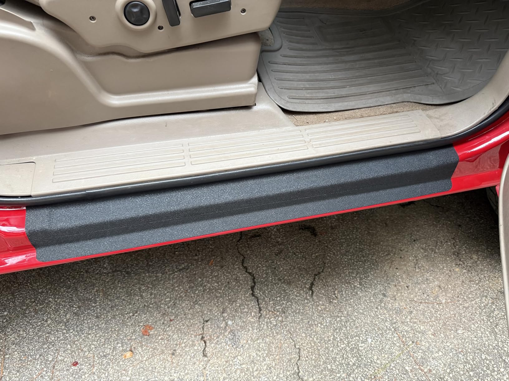 Frienda Car Door Sill Protector Edge Guards,2.8 Inch Wide, 16.4 Feet,Black customer photo 1