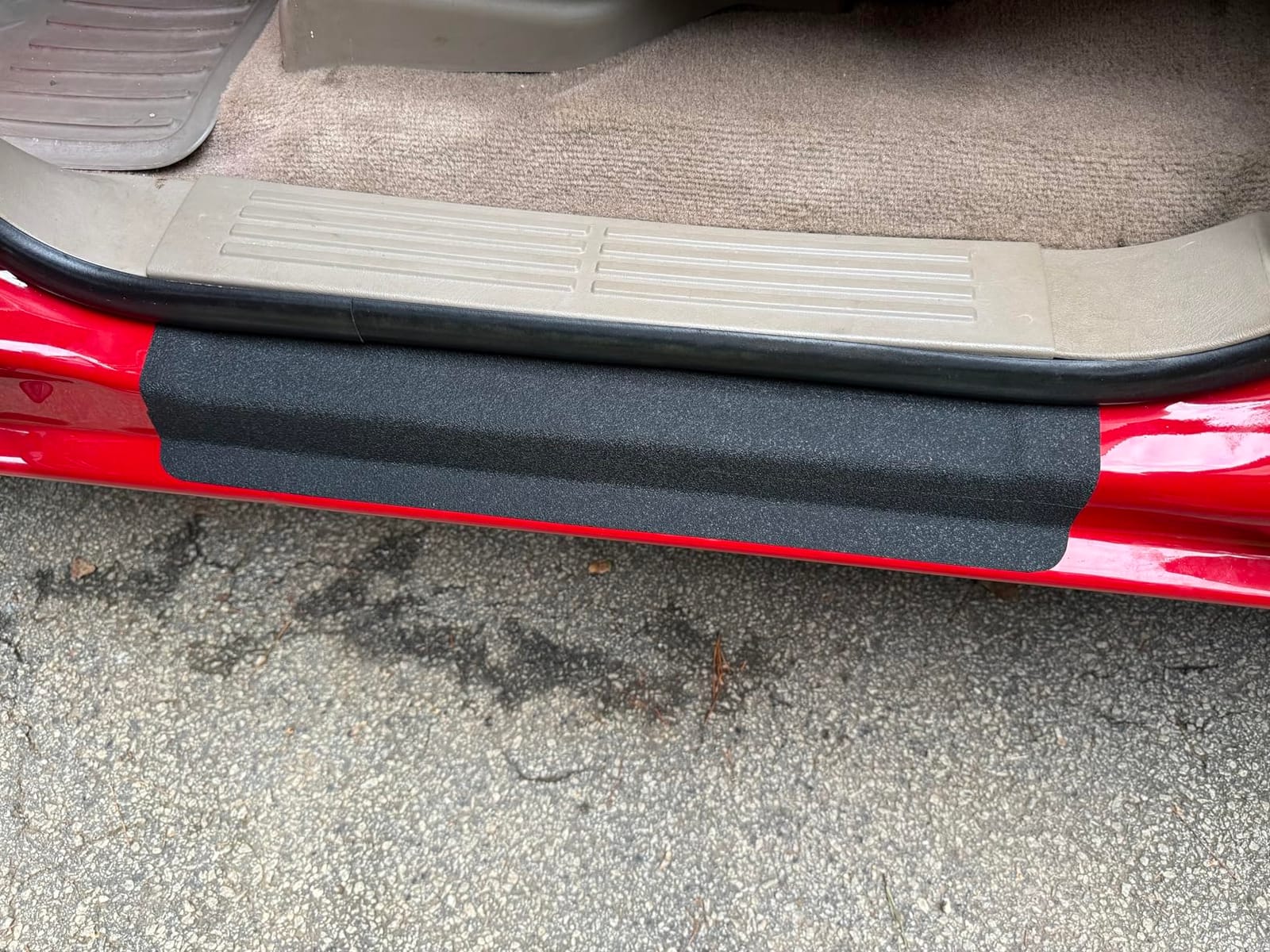 Frienda Car Door Sill Protector Edge Guards,2.8 Inch Wide, 16.4 Feet,Black customer photo 2
