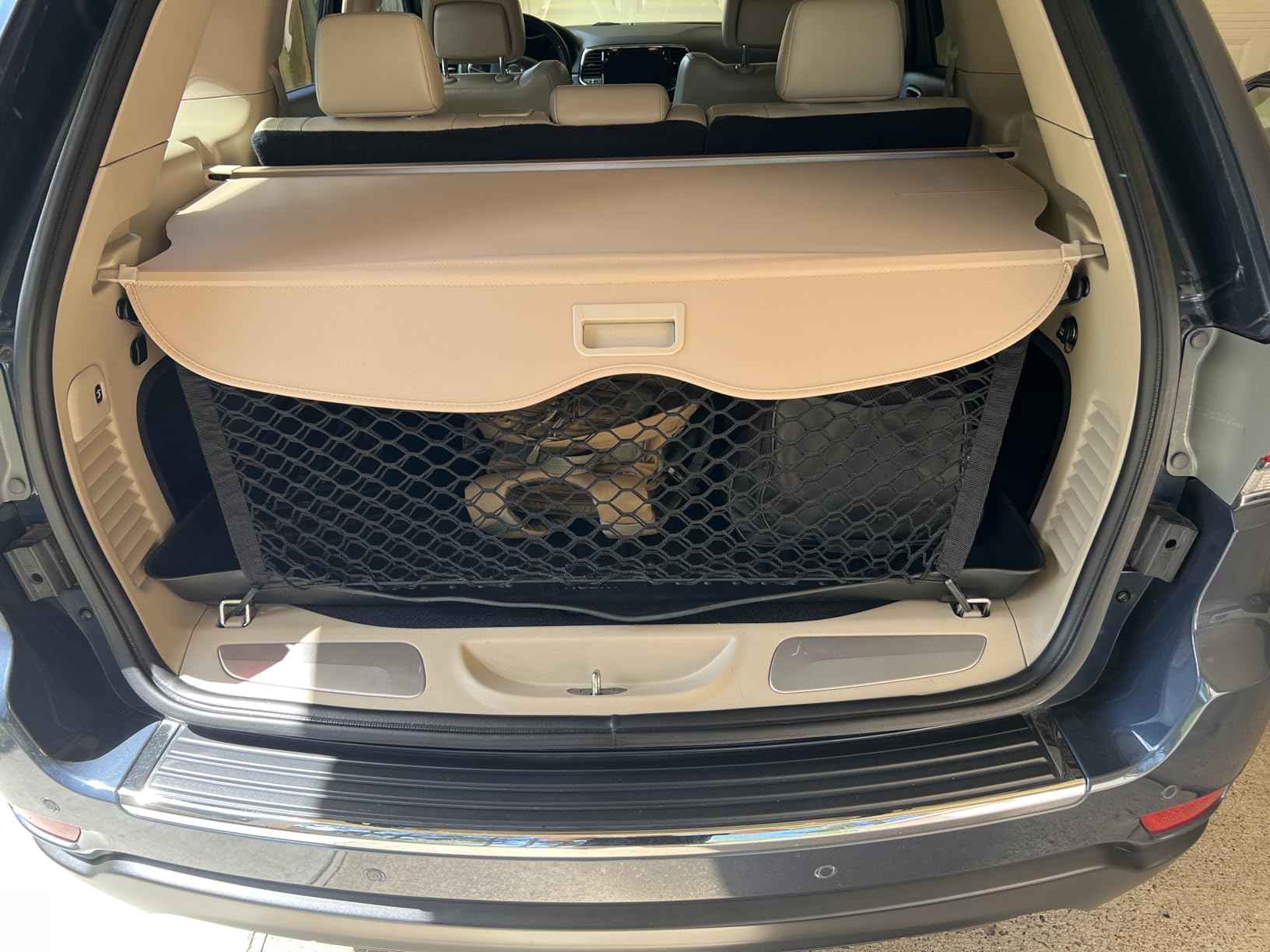 Envelope Style Elastic Trunk Mesh Cargo Net for Jeep Grand Cherokee 5 Seats 2022-2026 - Premium Trunk Organizer and Storage - Luggage Net for SUV - Best Car Organizer for Jeep Grand Cherokee customer photo 1
