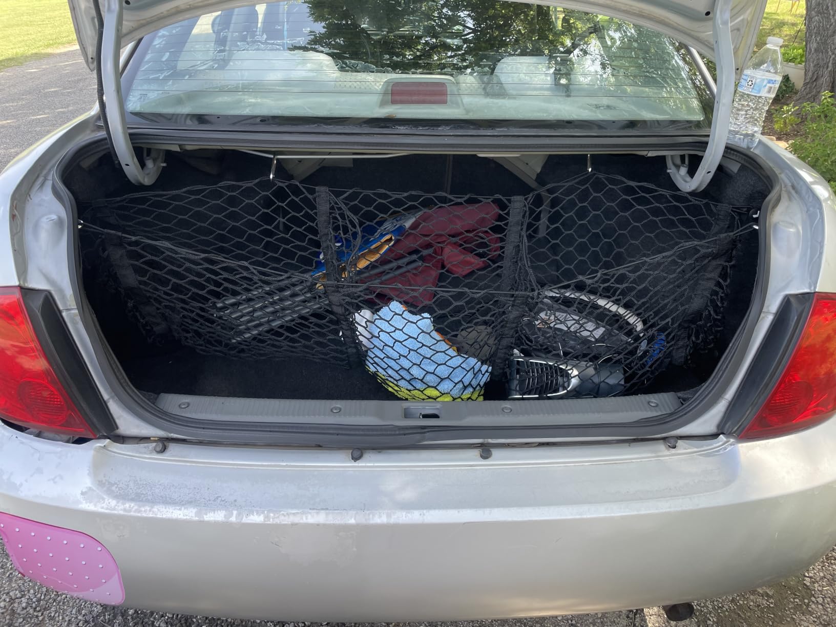3-Pocket Car Trunk Cargo Net with Carabiners customer photo 1