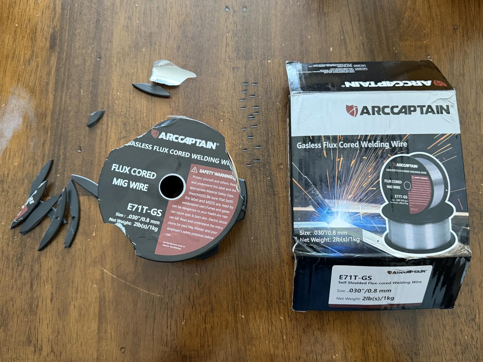 ARCCAPTAIN Flux Core Welding Wire E71T-GS .030