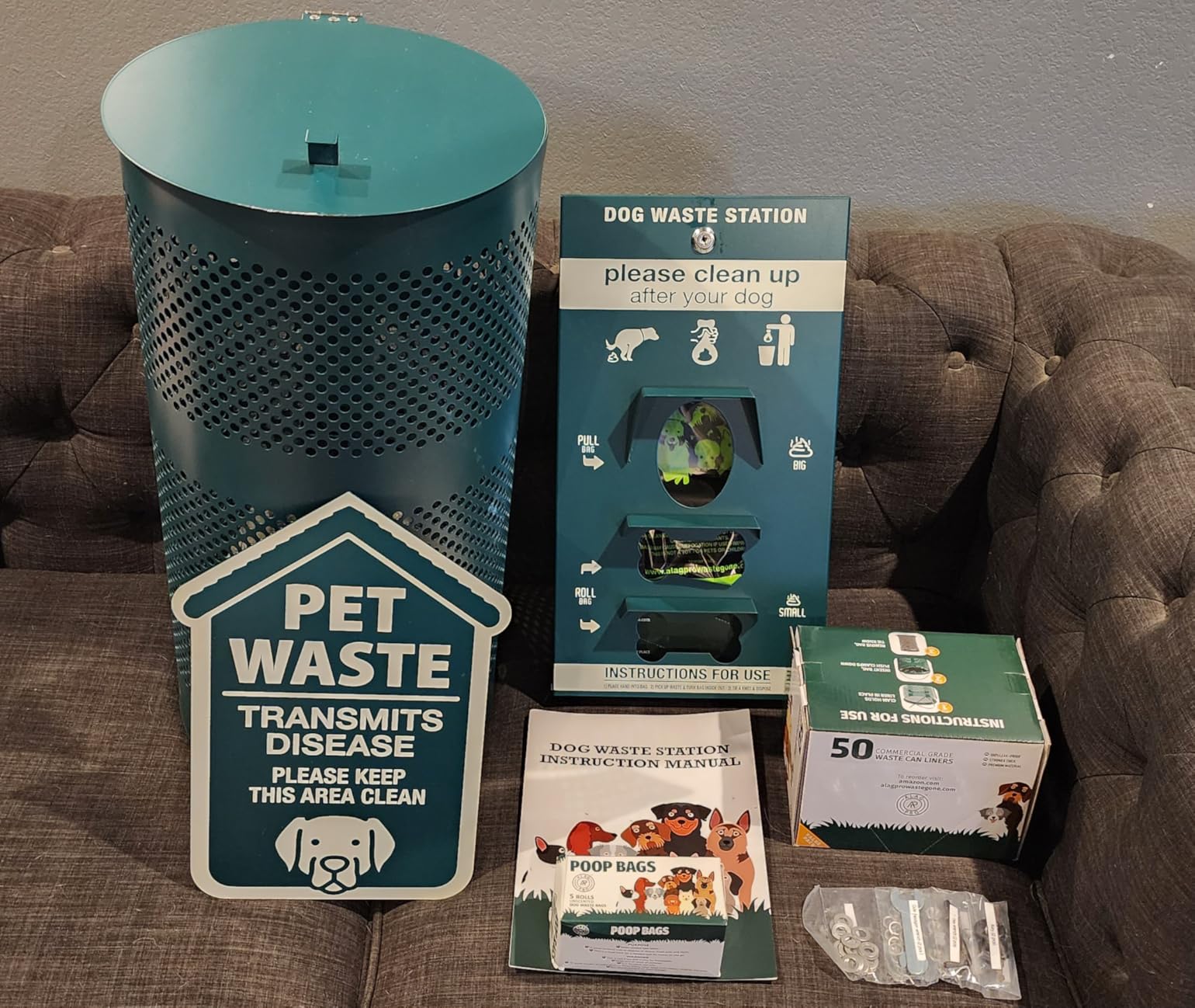 NEW 2026 Dog Waste Station Outdoor Pet Waste Station customer photo 2