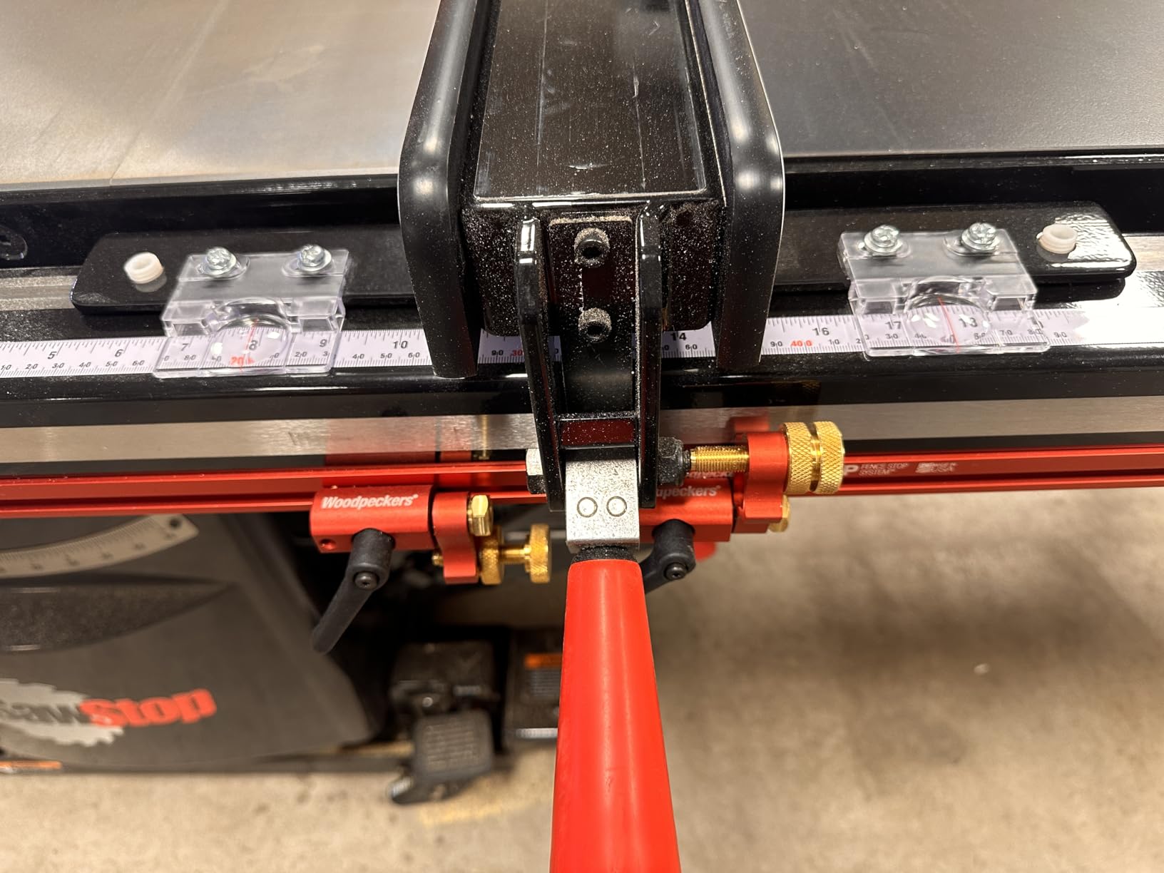 Woodpeckers Rip-Flip Fence Stop System, 52 Inch Capacity - Fits SawStop T-Glide Fences customer photo 2
