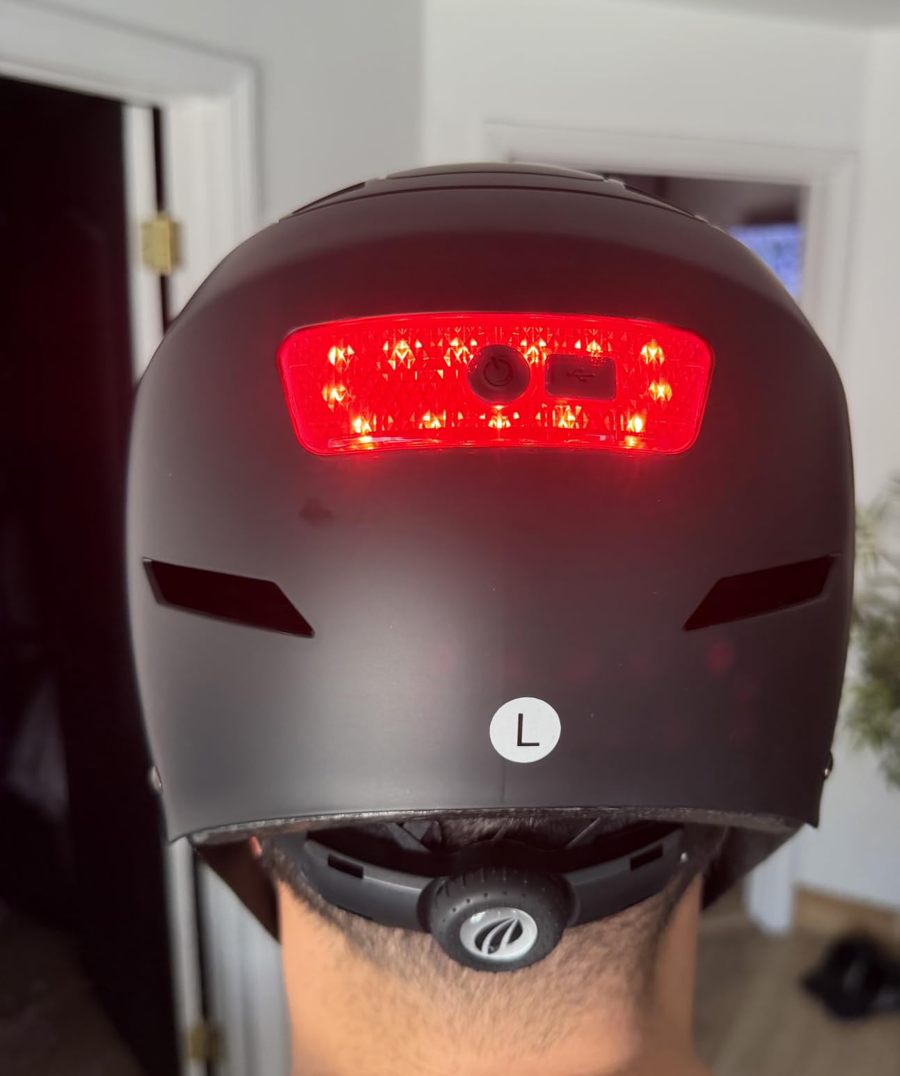 DKONI Bike Helmet with LED Lights Bicycle Helmets Commuter Cycling Helmet USB Rechargeable Front & Back LED Light Helmet for Adult Men Women customer photo 1